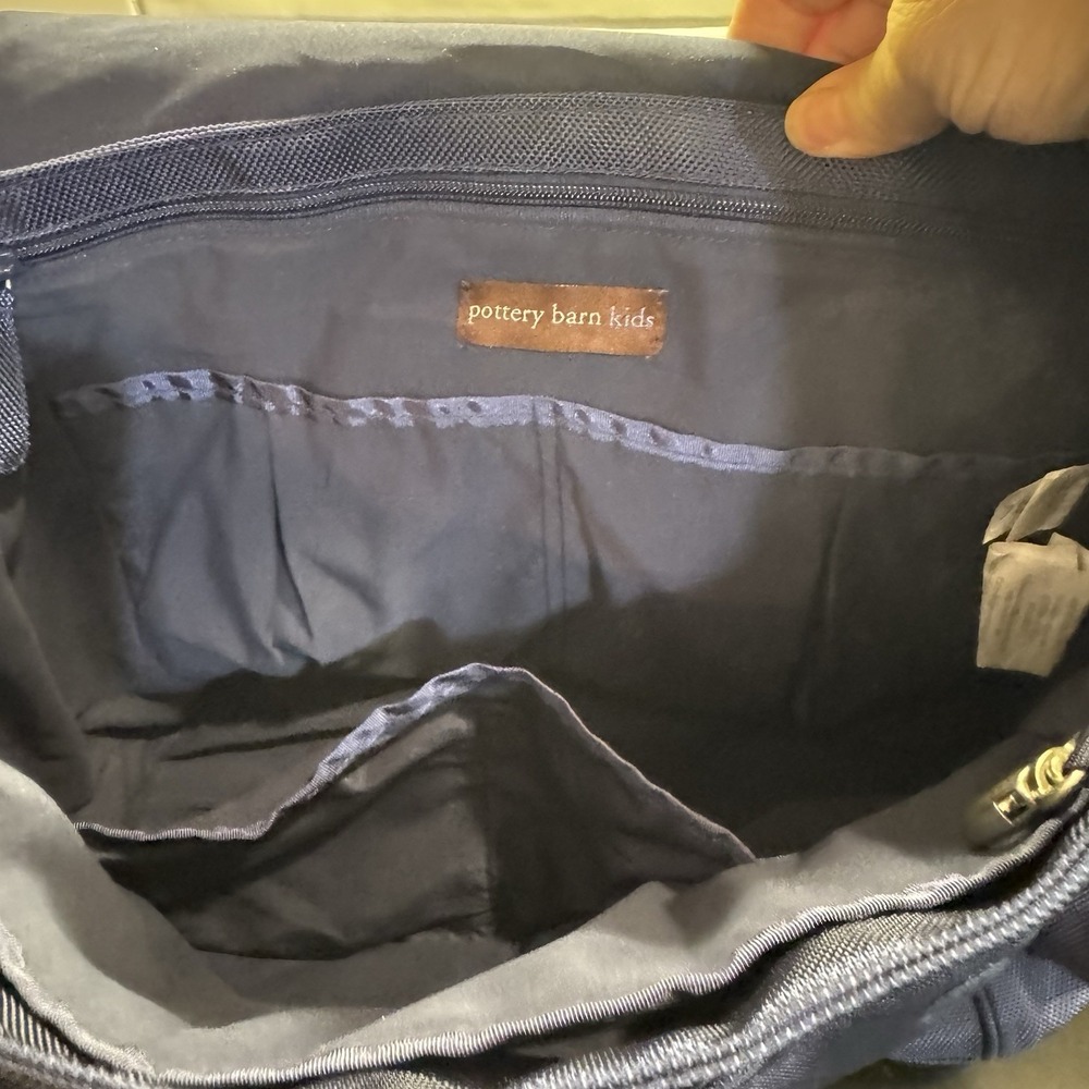 Pottery Barn Kids Navy The Ultimate Diaper Bag 'PARKER'‎ New With Tags - Picture 6 of 13
